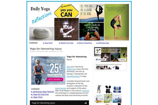 dailyyogareflections.com site used Thesis-18