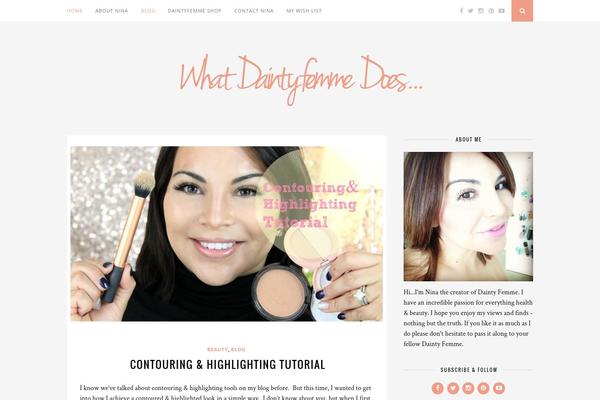 Florence theme site design template sample