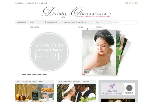 daintyobsessions.com site used Delicious Magazine