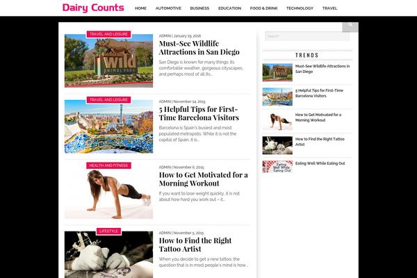 Braxton theme site design template sample