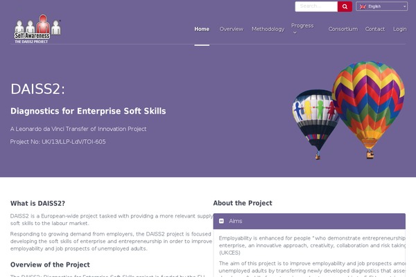 daiss2-project.eu site used Jednotka-v1.2.0
