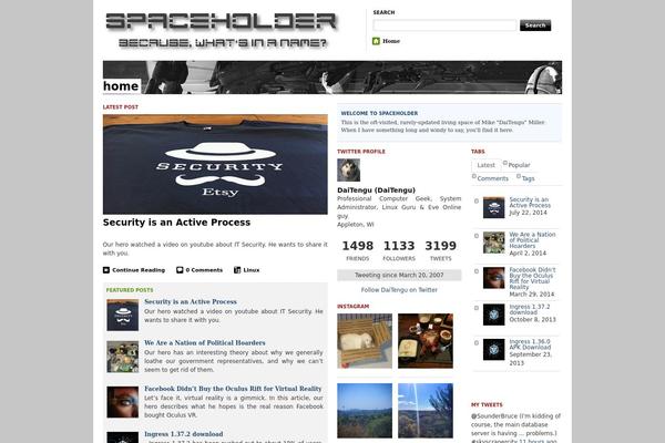 The Morning After theme site design template sample