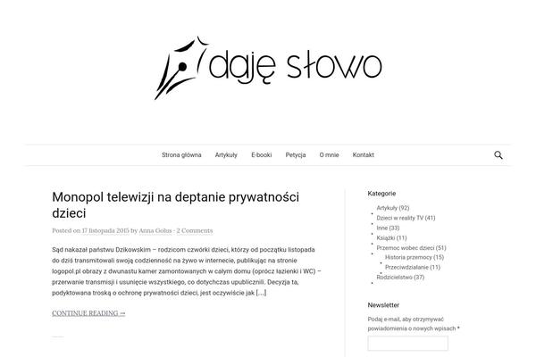 Graphy theme site design template sample