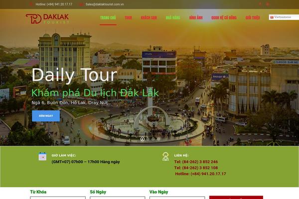 TravelTour theme site design template sample