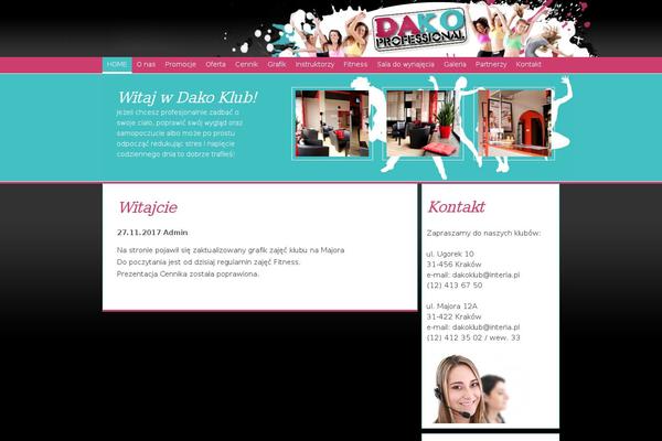 Comet theme site design template sample