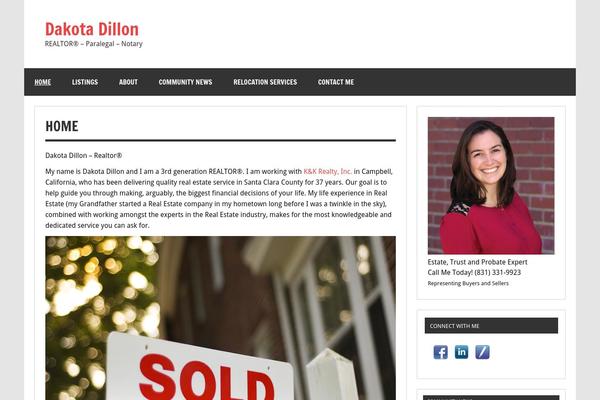 Dynamic News Lite theme site design template sample