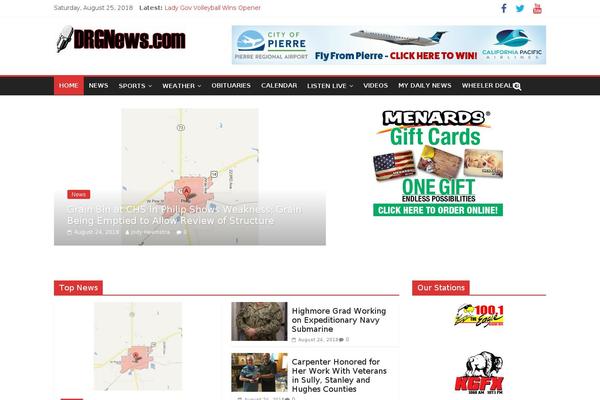 Site using YouTube Embed plugin