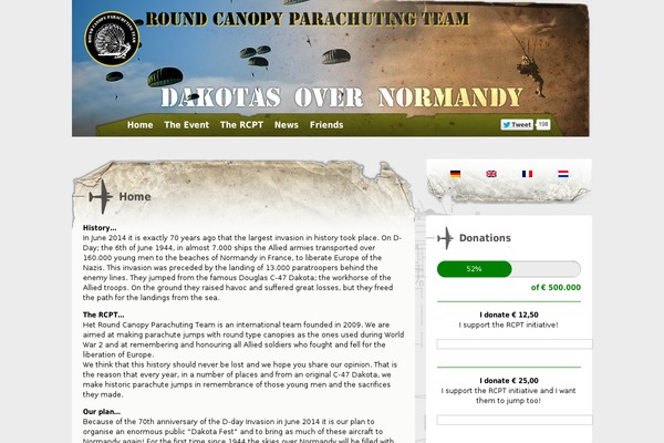 daksovernormandy.com site used Dakotas