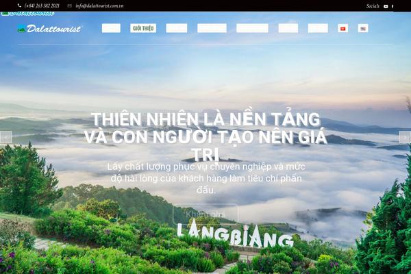 Wanderland theme site design template sample