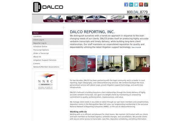 dalco theme websites examples