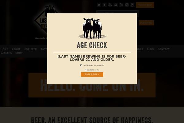 Nash theme site design template sample