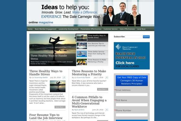 Magazine Premium theme site design template sample