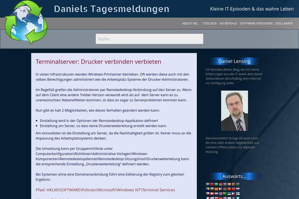Minn Lite theme site design template sample