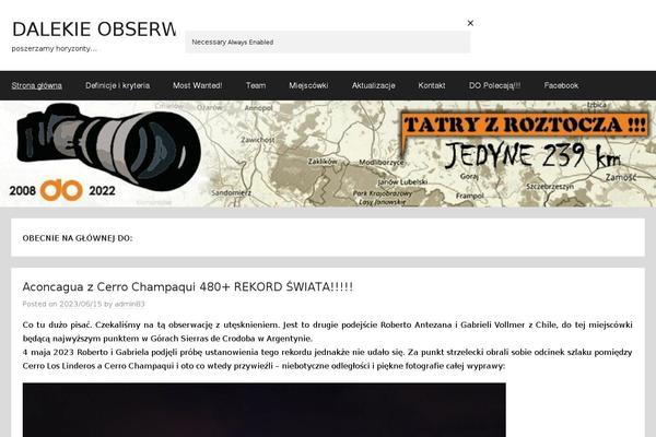 Donovan theme site design template sample