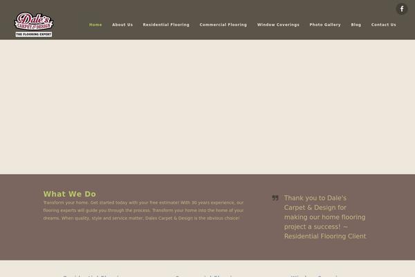 Bridge theme site design template sample