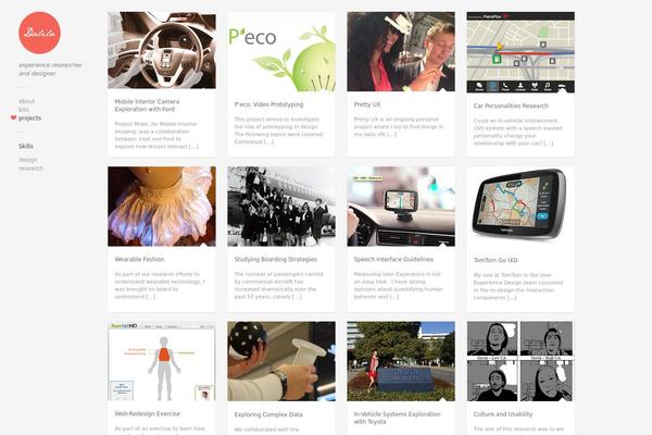 Gridlocked theme site design template sample