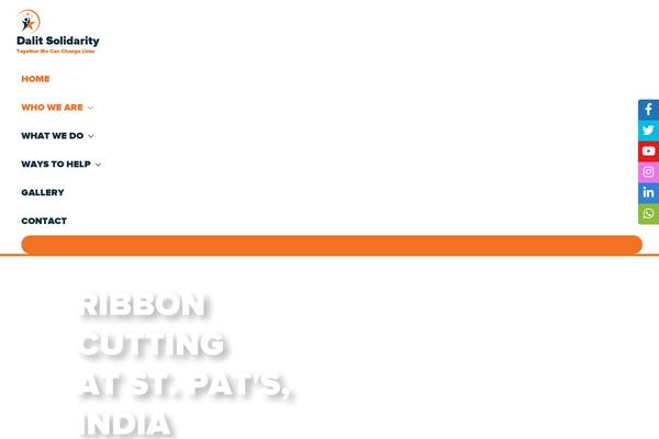 Site using Sticky-social-icons plugin