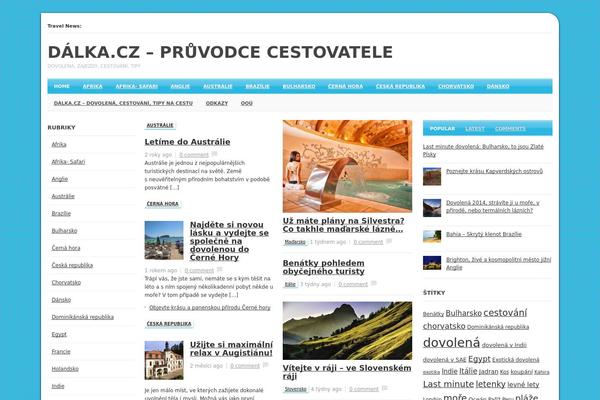 Travelpress theme site design template sample