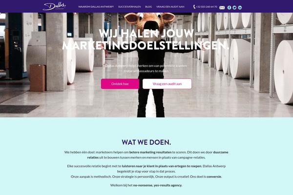 dallas theme websites examples