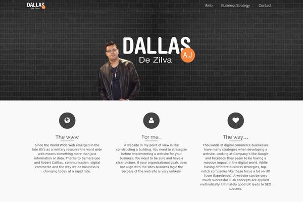 Pinnacle theme site design template sample