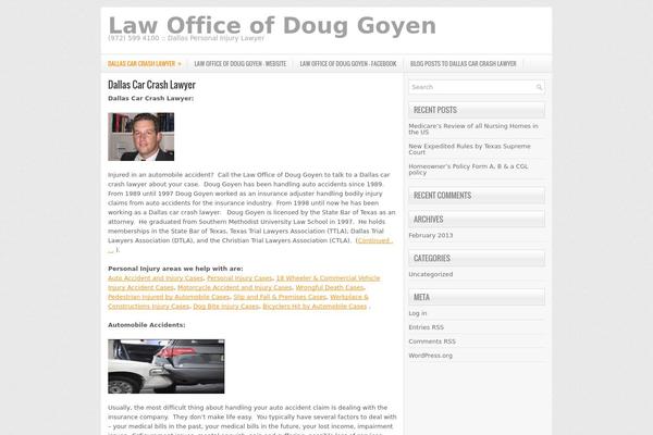 dallascarcrashlawyer.com site used NewsLayer