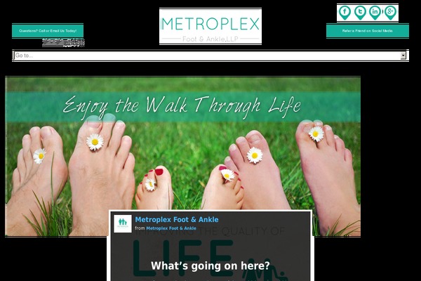 dallasfoot.com site used Kyle-theme-html5
