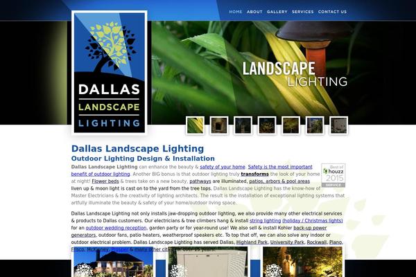 Custom theme site design template sample