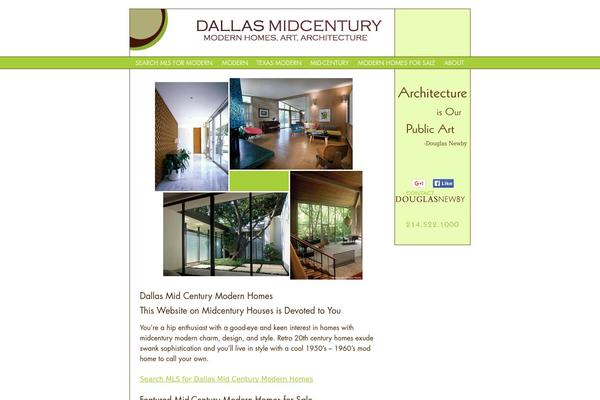 dallasmidcenturymodernhomes.com site used Dougnewby