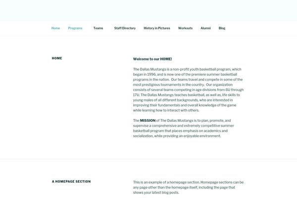 Site using Sport-core-plugin plugin