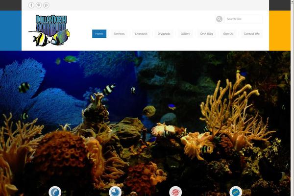 Aquapro theme site design template sample