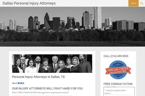 Radiate theme site design template sample
