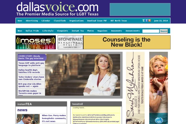 dallasvoice.com site used Extra