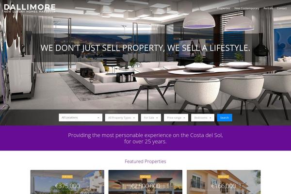 Realeswp theme site design template sample