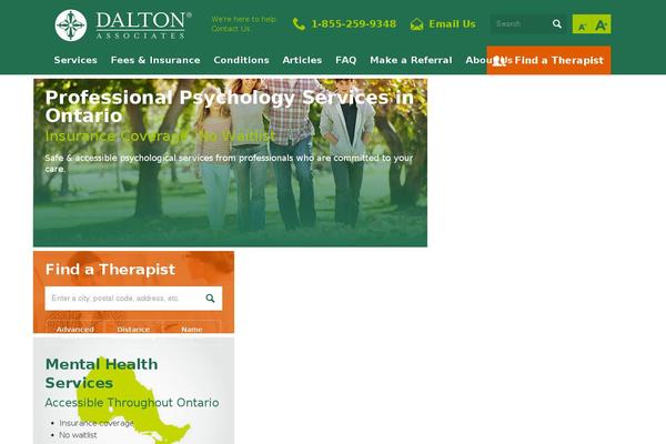 Dalton theme site design template sample
