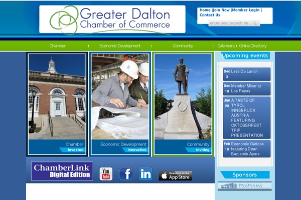 Dalton theme site design template sample
