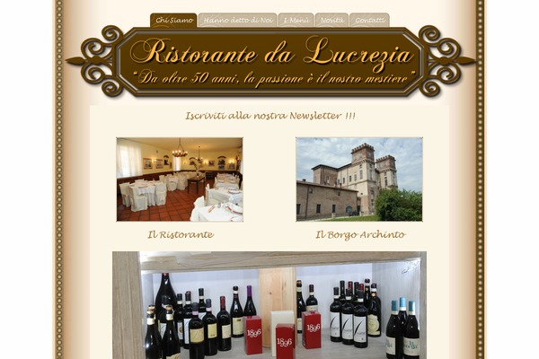 dalucrezia.it site used Lucreziawp