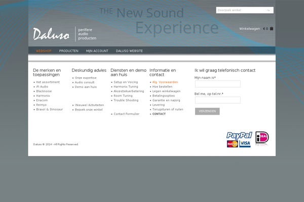 Blanco theme site design template sample