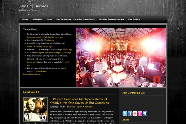 Amped Child theme site design template sample