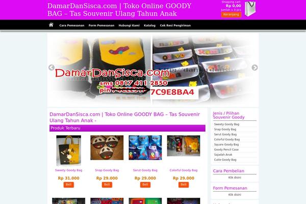 Pasaraya theme site design template sample