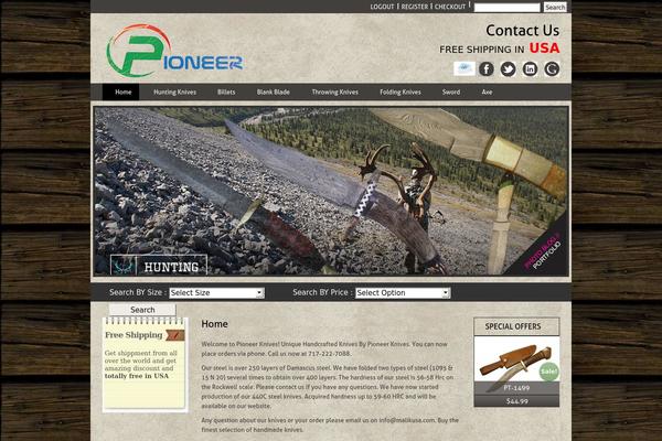damascushuntingknives.com site used Knives