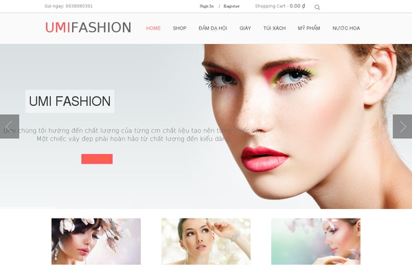 damdahoidep.com site used Umi