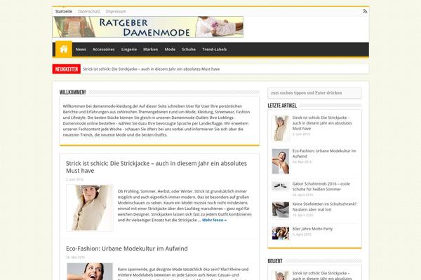 damenmode-kleidung.de site used Sahifa