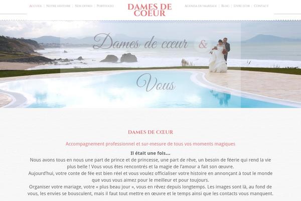 Dc theme site design template sample