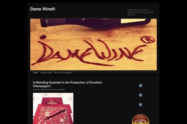 Dark TT theme site design template sample