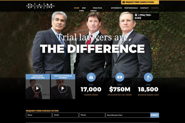 wp-damfirm-theme theme websites examples
