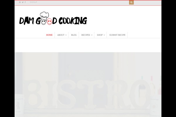Food & Cook theme site design template sample