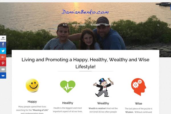 damianbenko.com site used Pressive