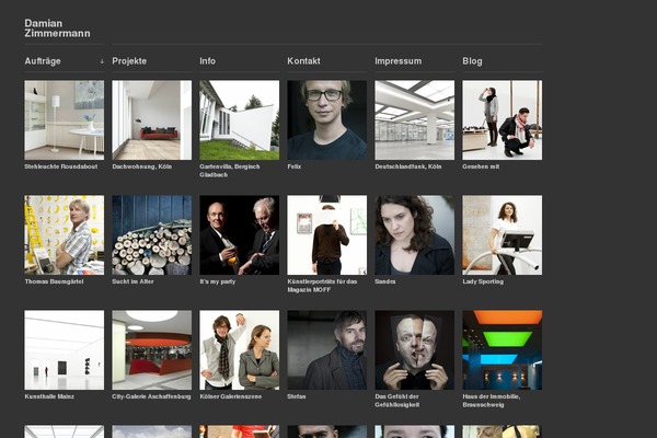 Portfolium theme site design template sample