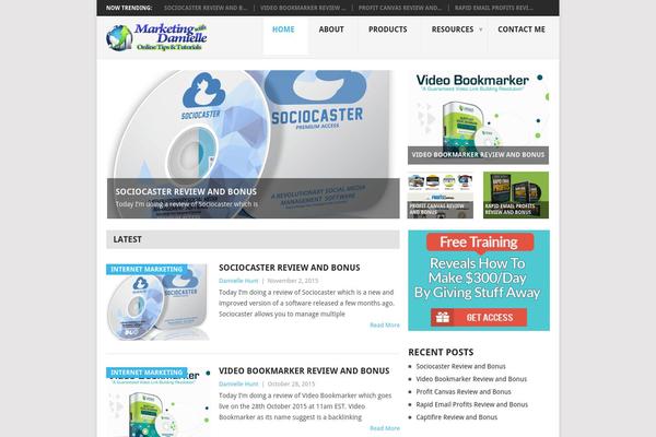 Point theme site design template sample