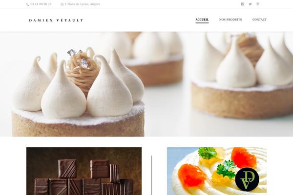 Shadow theme site design template sample